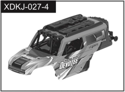 J-027-4 red - Red Car Body (Devotee)